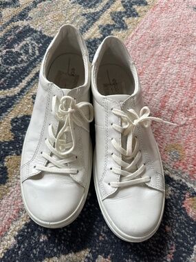ECCO Soft 7 Women's White Leather Sneakers Tennis Shoes 41
